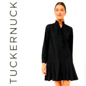 Tuckernuck Dress M Black Crepe Tati Dress - $168